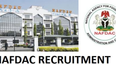 NAFDAC Recruitment 2021: Application Form Portal, Requirements and Guide
