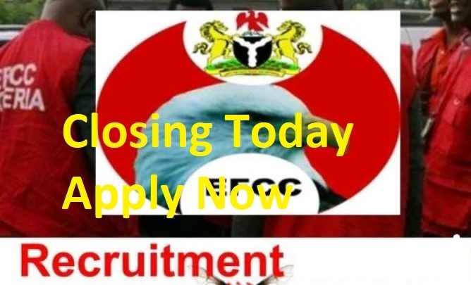 EFCC Recruitment 2021: Application Form Portal, Requirements and Guide