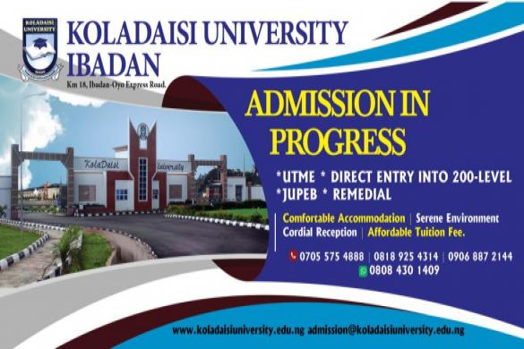 KolaDaisi University JUPEB Admission