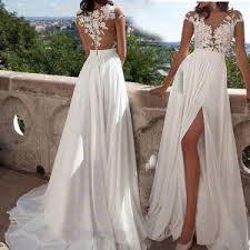 Slitted Wedding Gowns