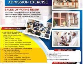 AD-CHOST ND, HND and Diploma Admission Form
