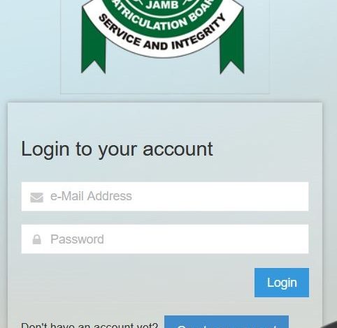 6 Steps to login to JAMB portal using registration number