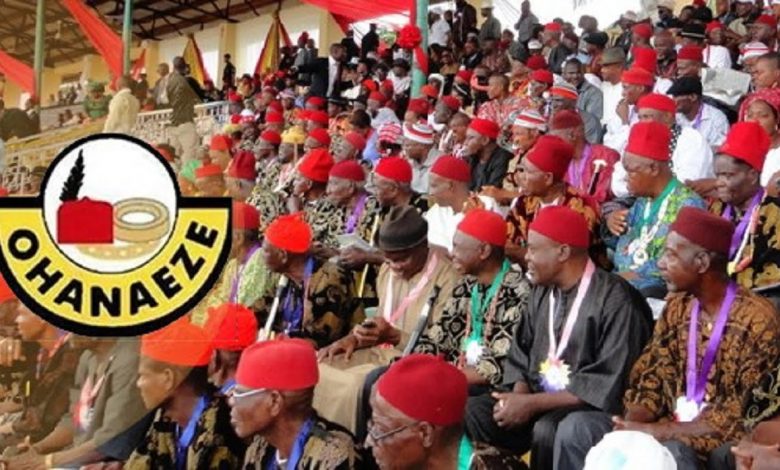 Ohaneze Ndigbo Charges Government To Release Nnamdi Kanu