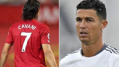 Ronaldo reacts to Man United’s No. 7 jersey, fans hail Cavani