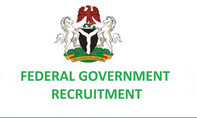 Federal Government Recruitment 2021/2022 Application Form Portal