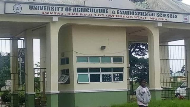 University of Agriculture and Environmental Science Recruitment