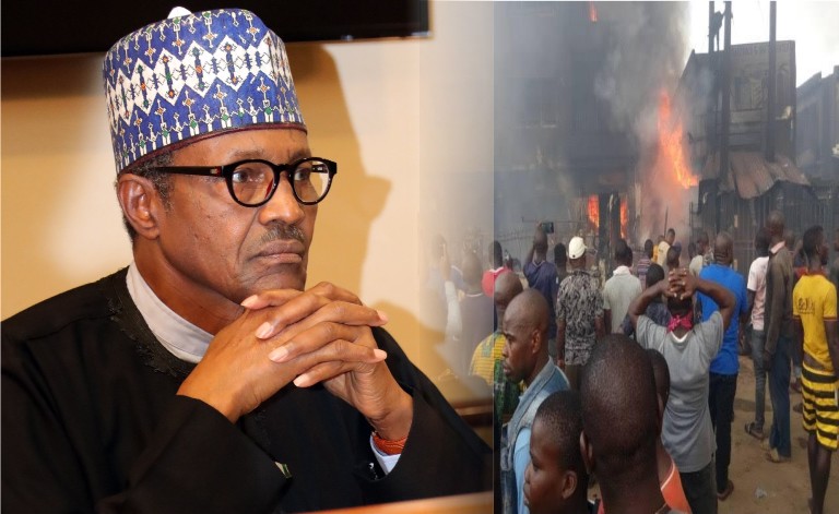 Classroom Fire: Buhari Sympathises With Nigerein President Over Death Of 25 Pupils