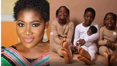 My son is asking for a baby brother- Mercy Johnson cries out