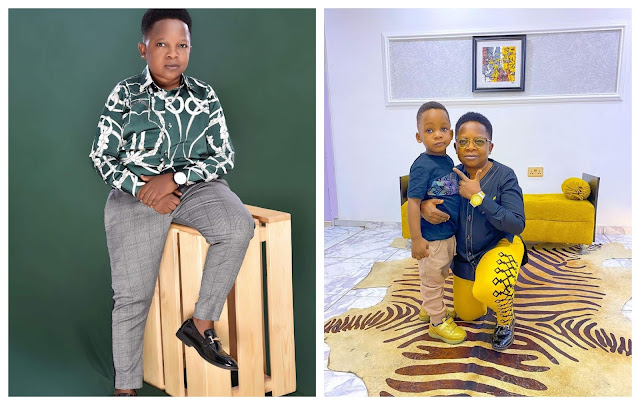 Fans React as Comic Actor Chinedu Ikedieze Shows off His Son