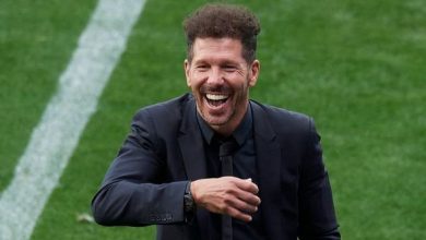 Diego Simeone responds to Manchester United fans throwing drinks at him after Atletico Madrid’s Champions League win  