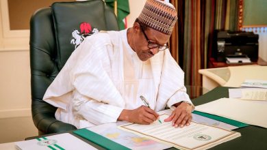 Buhari Signs Bills On Electoral Act, Money Laundering, Terrorism