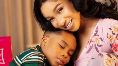 Reactions As Tonto Dikeh Gifts Son, IPhone 14