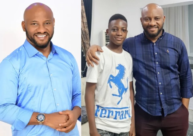 Actor, Yul Edochie Celebrates His First Son 