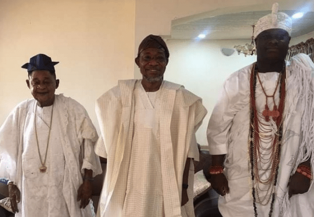 Aregbesola Conversed With Ooni To Help Him Settle Quarrel With Tinubu: Source