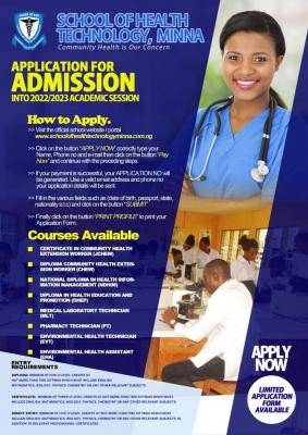 School of Health Technology Minna Admission Form