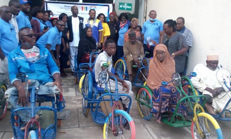 Rotary Club Gives Wheelchairs To 10 Polio Survivors In Bauchi