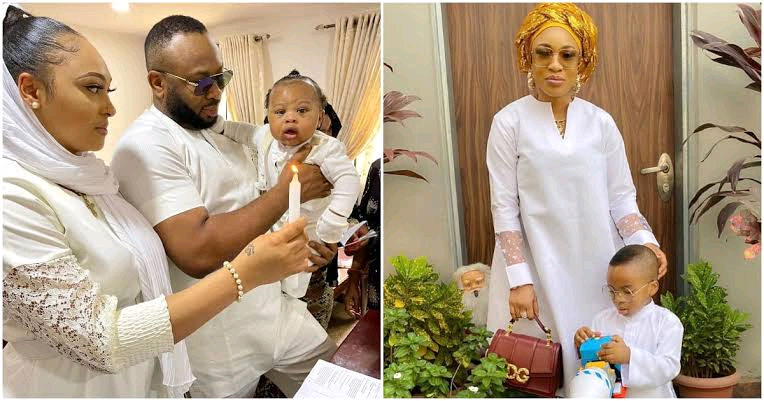 “I love vawulence but not this type, I don’t mess with kids”-Tonto Dikeh slams troll who pitched her son against Rosy Meurer’s son