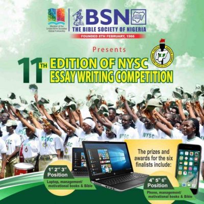 Bible Society of Nigeria NYSC Essay Writing Competition