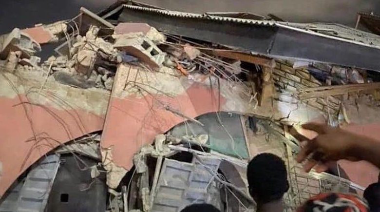 Storey Building Collapses At Ebute Metta 