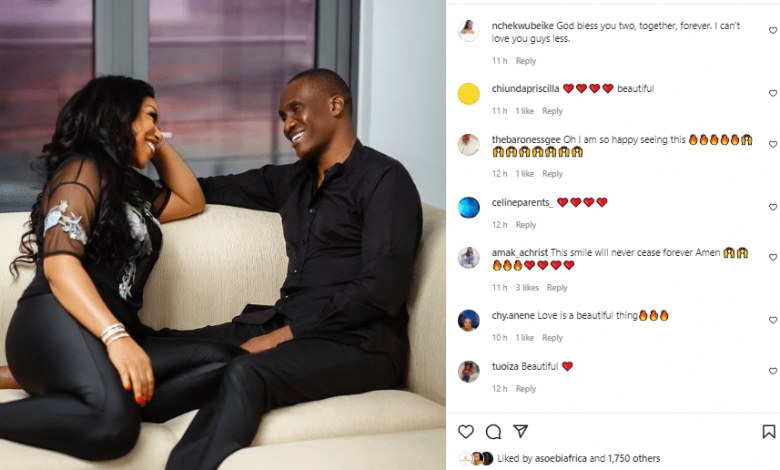Rita Dominic’s fans goes spiritual as husband reacts to their alleged marital crisis