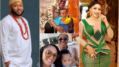 “Is this the woman Tonto Dikeh claimed pushed her?” - Reactions as Tonto's Ex Flaunts Mother