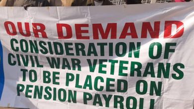 BREAKING: Civil war soldiers protest 44 years unpaid pensions