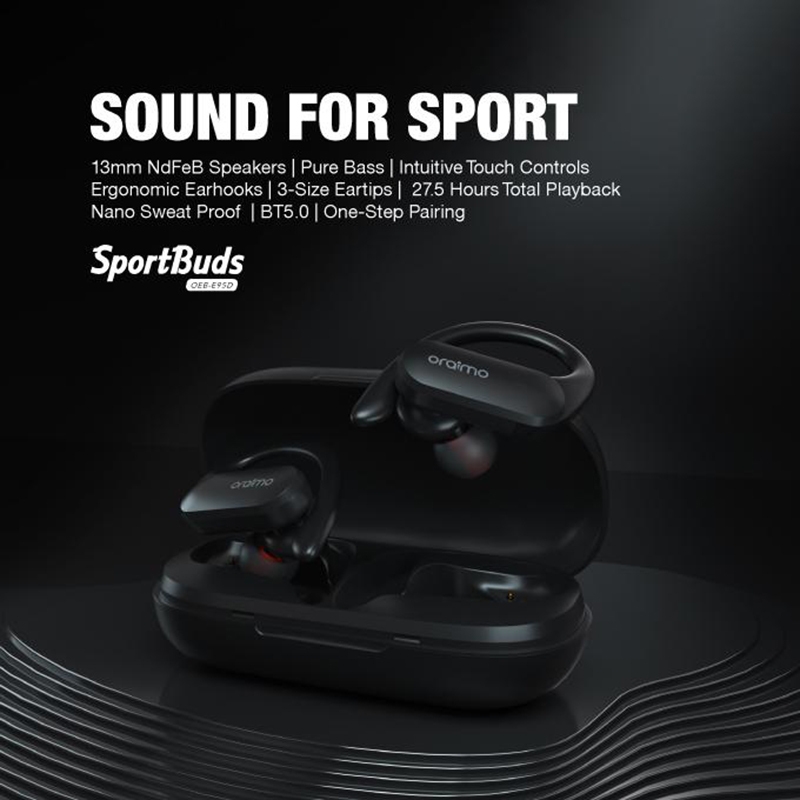 Oraimo SportBuds True Wireless Sport Earbuds