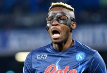 Osimhen snubs Napoli teammates after arriving team's hotel