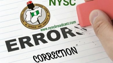 How to Correct Your NYSC Name