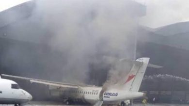 Pilots Land Safely As Overland Aircraft’s Engine Catches Fire 