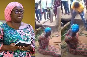 Ikpeazu's Wife Rescues Widow Flogged Publicly Over Witchcraft Allegations