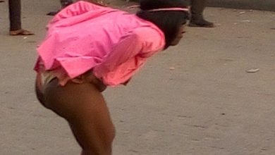 Lady Runs Mad In Lagos After Alighting From SUV
