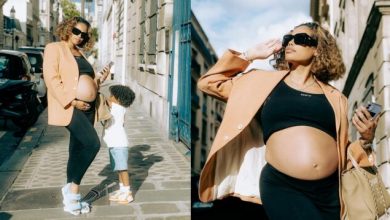 Wizkid’s babymama, Jada Pollock Flaunts her baby bump [Photos]