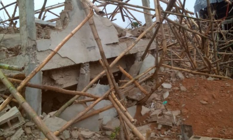 Ibadan hotel under construction collapses, seven feared injured