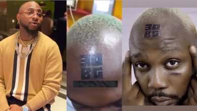 After two weeks Davido acknowledges fan that inked 30gb on his forehead