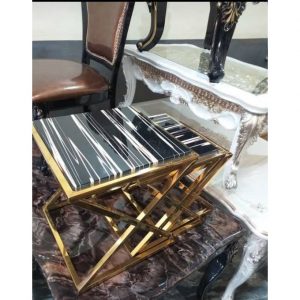 Modern Marble Top 2 In 1 Centre Table