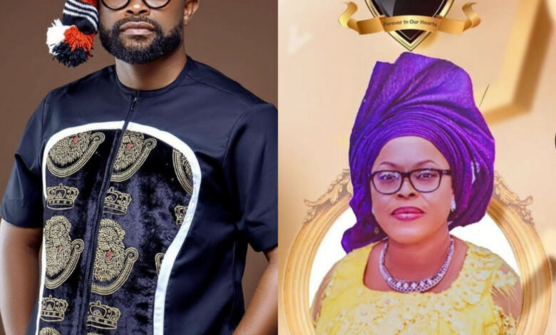 Comedian, Okon Lagos announces burial arrangement of his late mum