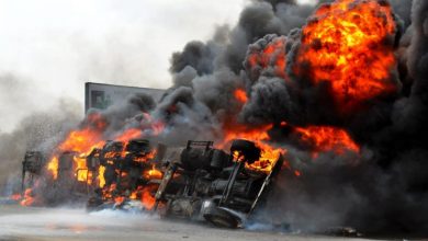 Two die, 12 vehicles burnt as petrol tanker explodes in Ogun