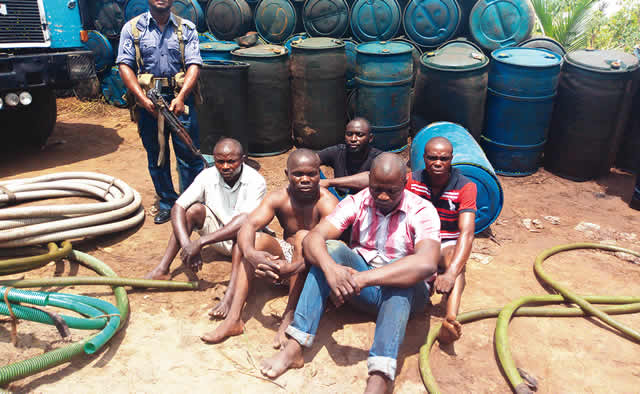 NSCDC arrests two suspected oil thieves in A’Ibom