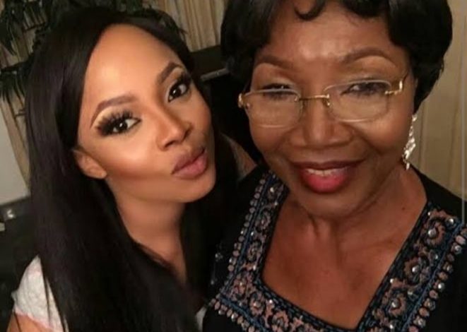 Toke Makinwa reveals why she's still scared of her mother at 37