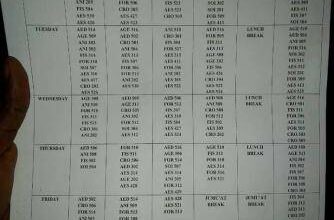 UDUS Lectures Timetable for Second Semester