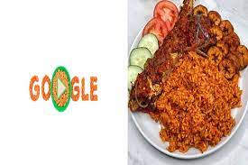Google Doodle celebrates jollof rice