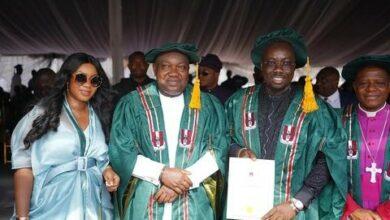 Obi Cubana bags doctorate degree from Enugu State University [Photos]