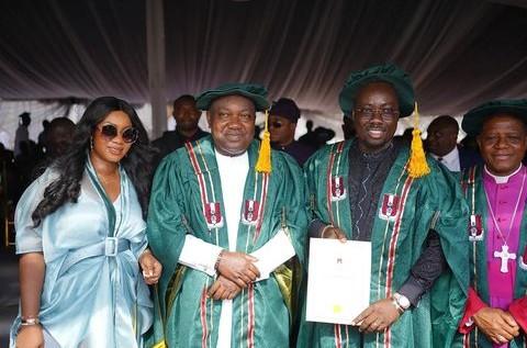 Obi Cubana bags doctorate degree from Enugu State University [Photos]