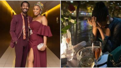 Singer Made Kuti Pours Heart Out to Girlfriend Inedoye As He Proposes Marriage to Her