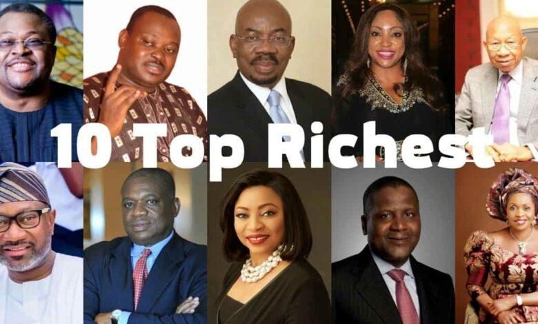 Top 10 richest people in Nigeria in 2022 and their net worth