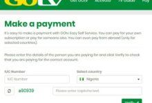 GOTV Payment – How to Load GOTV Online