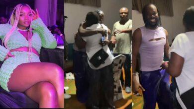 It’s the ‘excuse me ma’ for me- Simi’s reaction to female fan ‘tightly’ hugging AG Baby at his Lagos concert causes stir