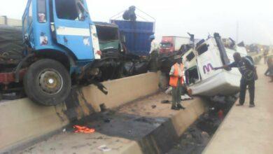 Truck driver dies in Lagos crash