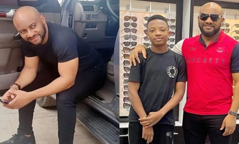 Yul Edochie shares what son did after he stayed out late and didn’t hear from him